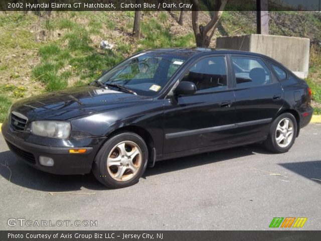 2002 Hyundai Elantra GT Hatchback in Carbon Blue