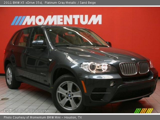 2011 BMW X5 xDrive 35d in Platinum Gray Metallic