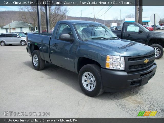 2011 Chevrolet Silverado 1500 Regular Cab 4x4 in Blue Granite Metallic