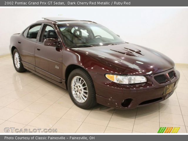 2002 Pontiac Grand Prix GT Sedan in Dark Cherry Red Metallic