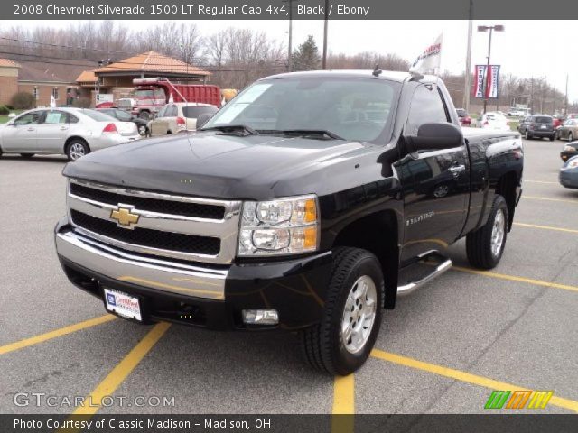 2008 Chevrolet Silverado 1500 LT Regular Cab 4x4 in Black
