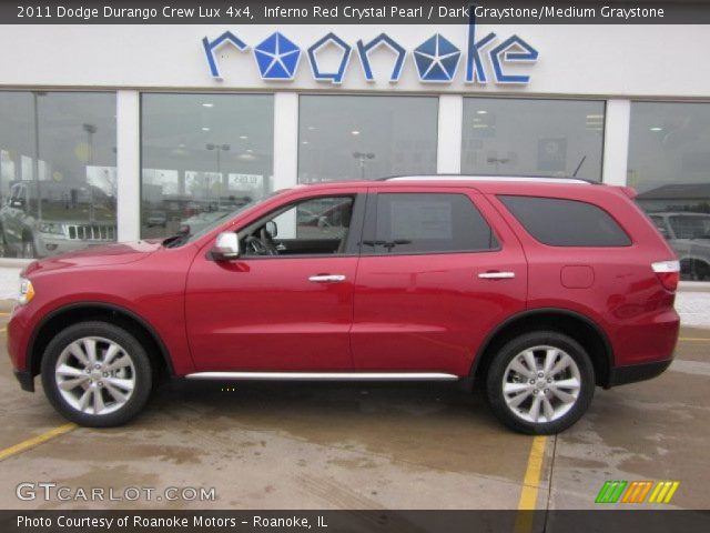 2011 Dodge Durango Crew Lux 4x4 in Inferno Red Crystal Pearl