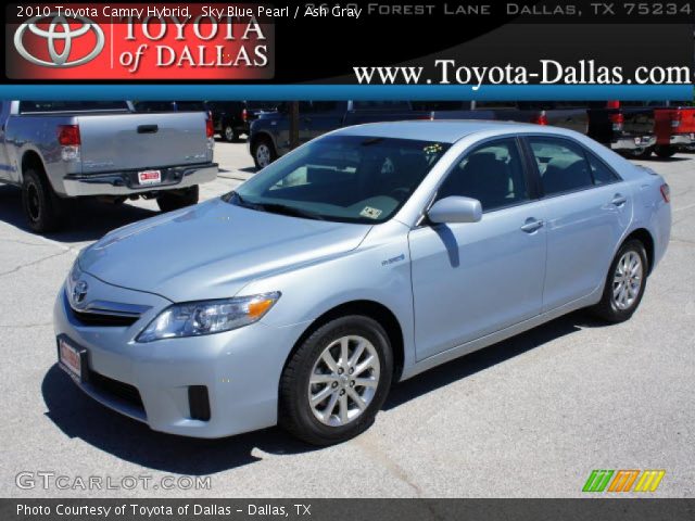 2010 Toyota Camry Hybrid in Sky Blue Pearl
