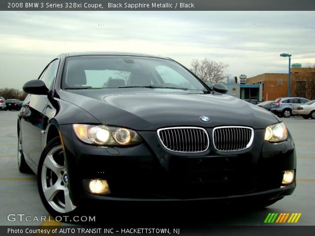 2008 BMW 3 Series 328xi Coupe in Black Sapphire Metallic