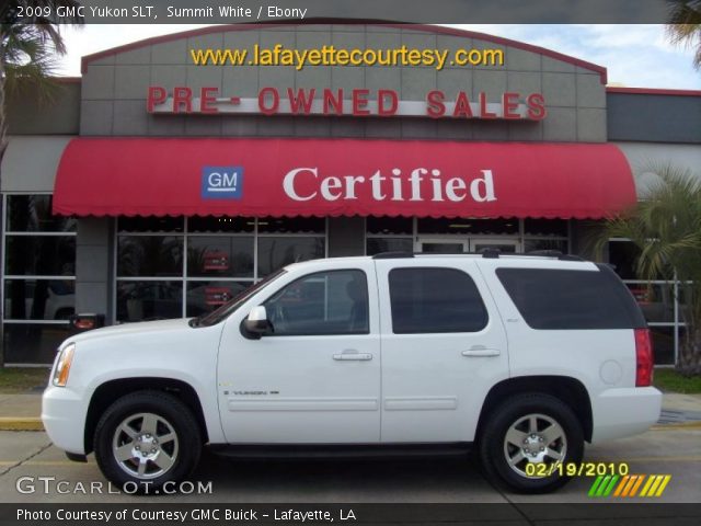 2009 GMC Yukon SLT in Summit White