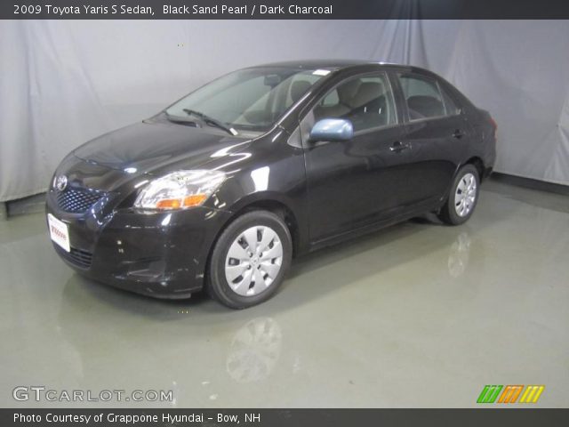 2009 Toyota Yaris S Sedan in Black Sand Pearl