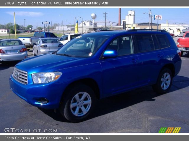 2009 Toyota Highlander V6 4WD in Blue Streak Metallic