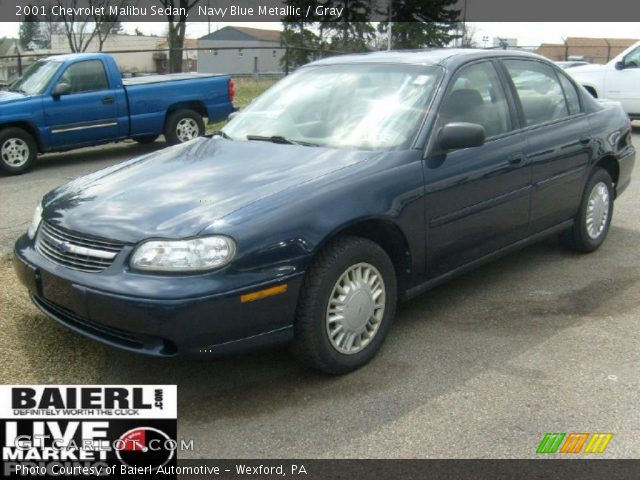 2001 Chevrolet Malibu Sedan in Navy Blue Metallic
