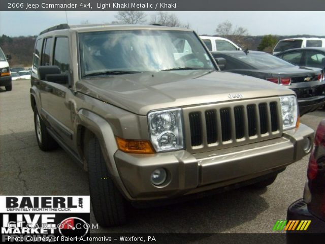 2006 Jeep Commander 4x4 in Light Khaki Metallic