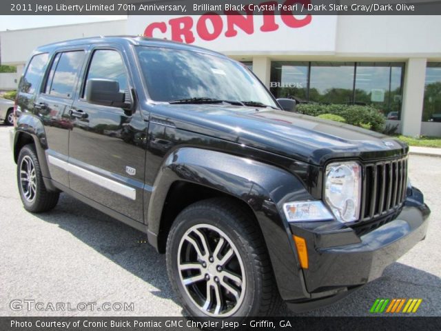 2011 Jeep Liberty Limited 70th Anniversary in Brilliant Black Crystal Pearl