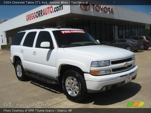 2004 Chevrolet Tahoe Z71 4x4 in Summit White