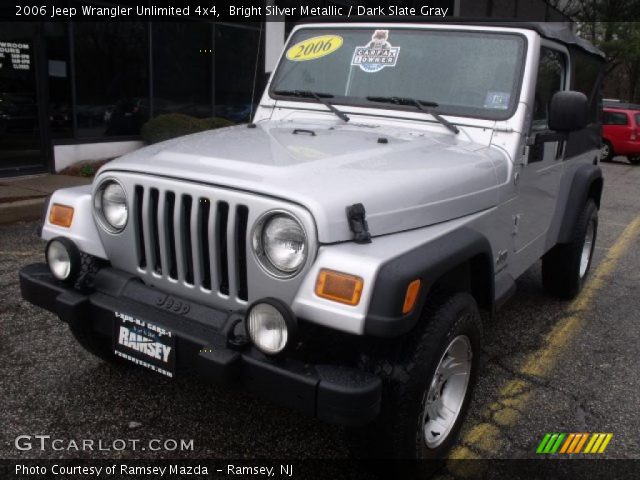 2006 Jeep Wrangler Unlimited 4x4 in Bright Silver Metallic
