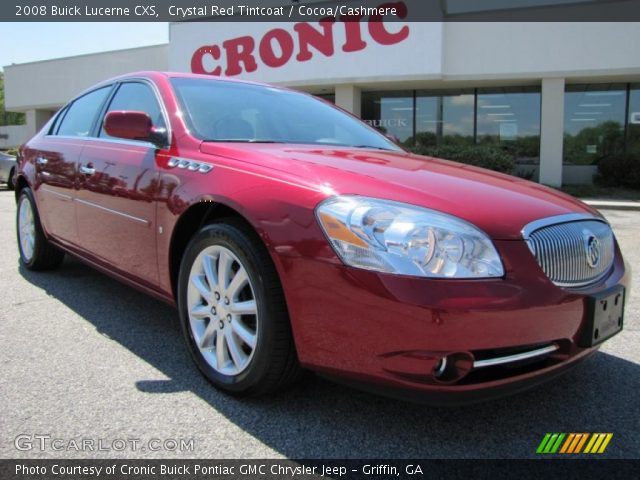 2008 Buick Lucerne CXS in Crystal Red Tintcoat