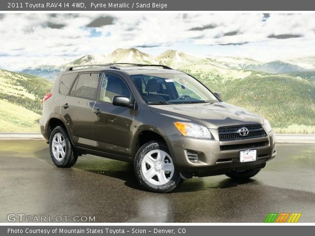 2011 Toyota RAV4 I4 4WD in Pyrite Metallic