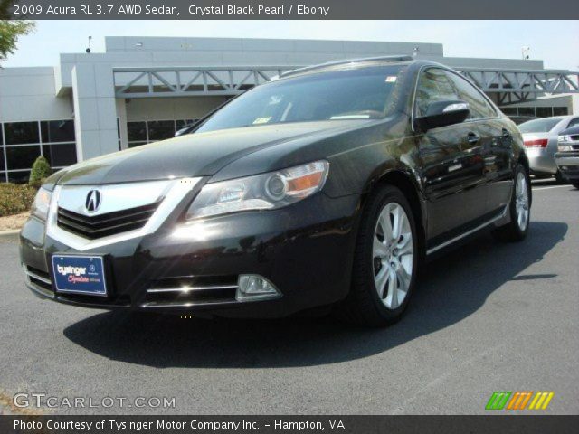 2009 Acura RL 3.7 AWD Sedan in Crystal Black Pearl