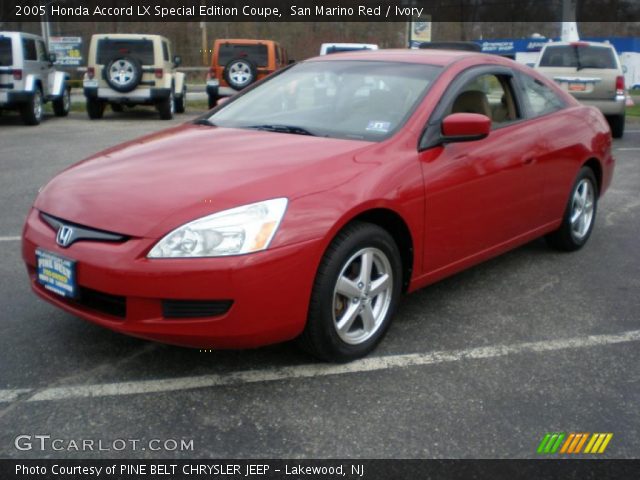 2005 Honda Accord LX Special Edition Coupe in San Marino Red