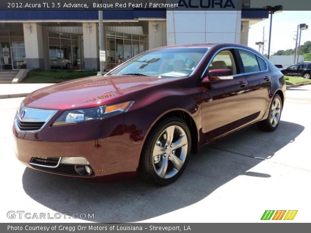 2012 Acura TL 3.5 Advance in Basque Red Pearl