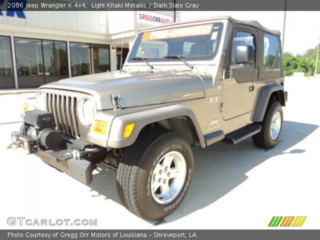 2006 Jeep Wrangler X 4x4 in Light Khaki Metallic