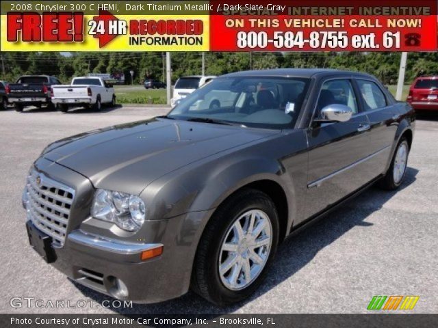 2008 Chrysler 300 C HEMI in Dark Titanium Metallic
