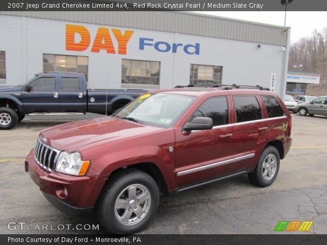 2007 Jeep Grand Cherokee Limited 4x4 in Red Rock Crystal Pearl