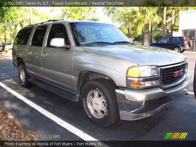 2001 GMC Yukon XL SLT in Topaz Gold Metallic