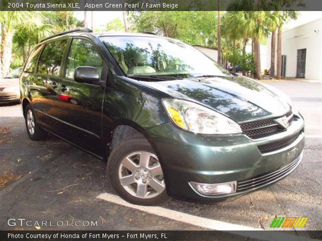2004 Toyota Sienna XLE in Aspen Green Pearl