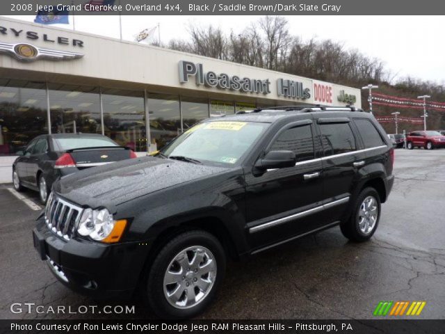 2008 Jeep Grand Cherokee Overland 4x4 in Black