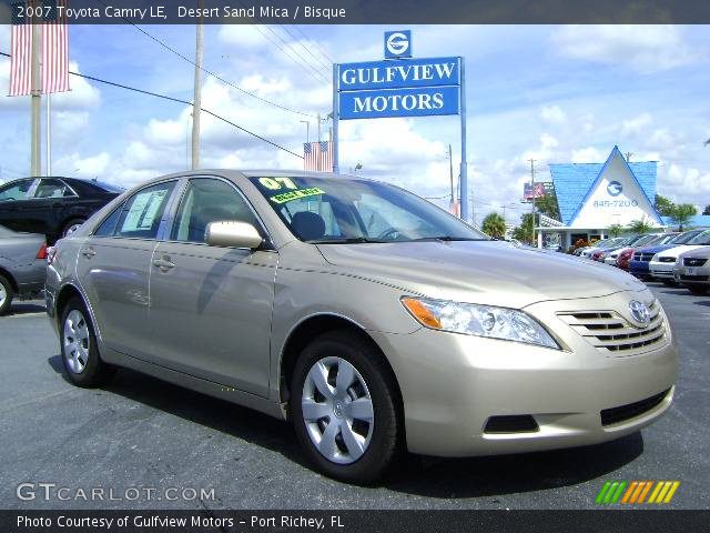2007 Toyota Camry LE in Desert Sand Mica