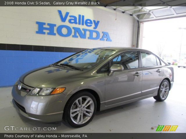 2008 Honda Civic Si Sedan in Galaxy Gray Metallic