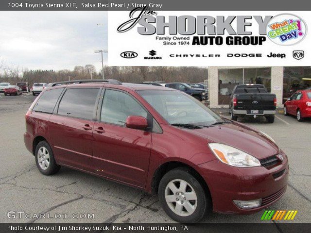 2004 Toyota Sienna XLE in Salsa Red Pearl