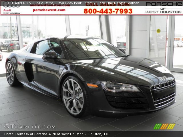 2011 Audi R8 5.2 FSI quattro in Lava Grey Pearl Effect