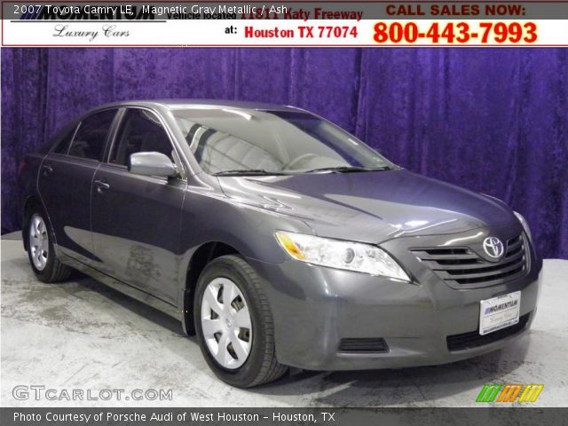 2007 Toyota Camry LE in Magnetic Gray Metallic