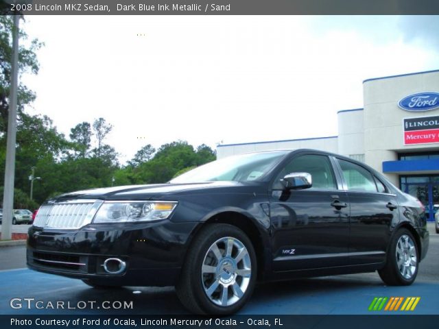 2008 Lincoln MKZ Sedan in Dark Blue Ink Metallic