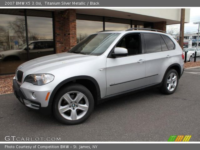 2007 BMW X5 3.0si in Titanium Silver Metallic
