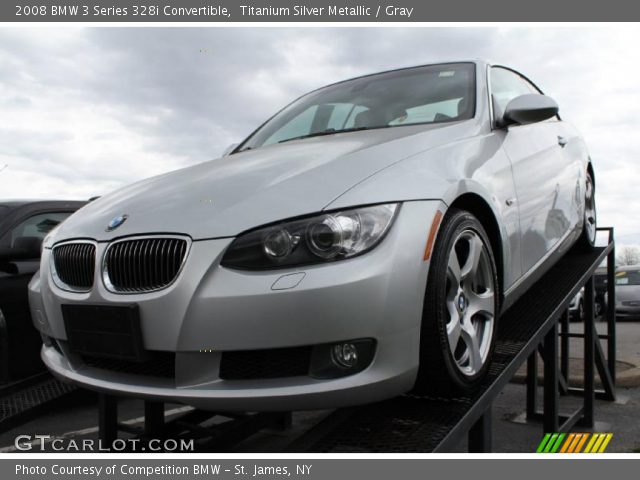 2008 BMW 3 Series 328i Convertible in Titanium Silver Metallic