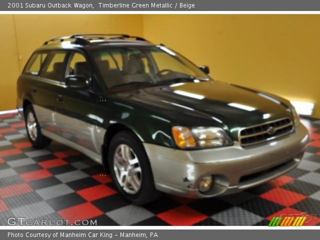 2001 Subaru Outback Wagon in Timberline Green Metallic
