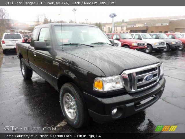 2011 Ford Ranger XLT SuperCab 4x4 in Black