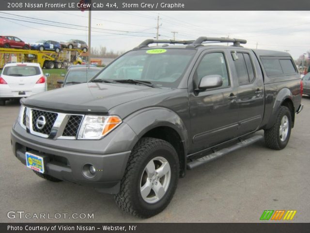2008 Nissan Frontier LE Crew Cab 4x4 in Storm Grey
