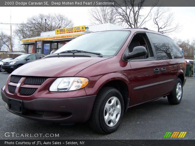 2003 Dodge Caravan SE in Deep Molten Red Pearl