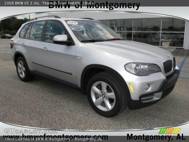 2008 BMW X5 3.0si in Titanium Silver Metallic