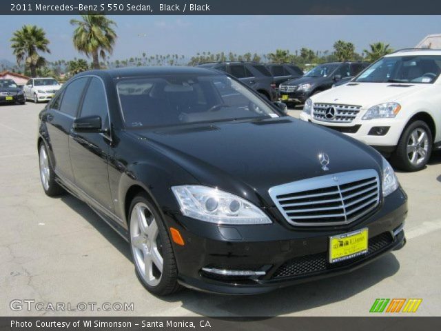 2011 Mercedes-Benz S 550 Sedan in Black