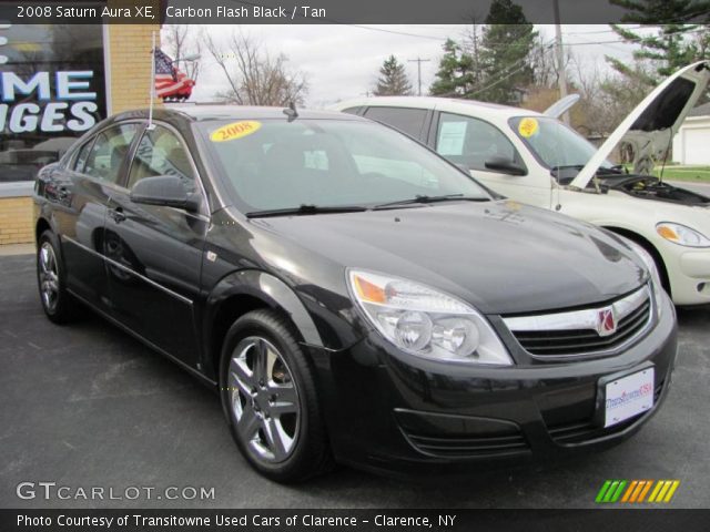 2008 Saturn Aura XE in Carbon Flash Black