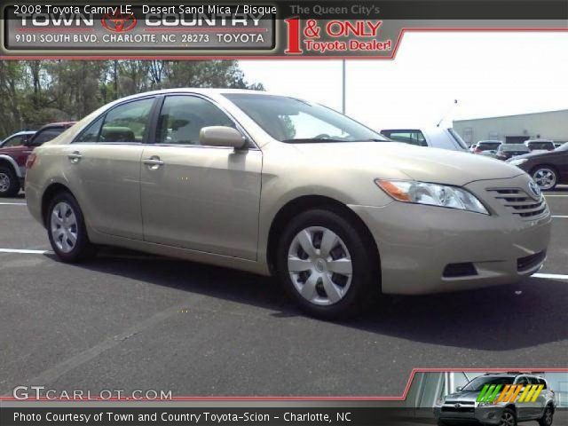 2008 Toyota Camry LE in Desert Sand Mica