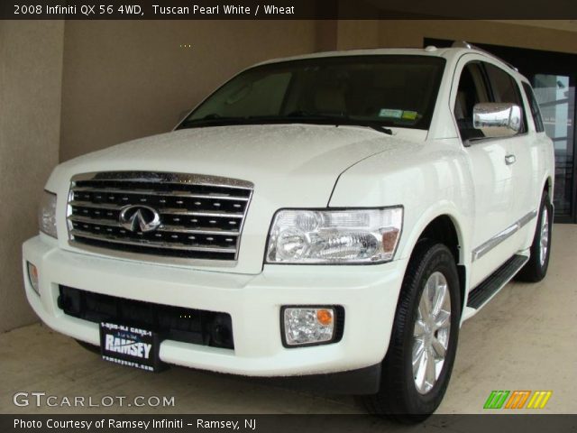 2008 Infiniti QX 56 4WD in Tuscan Pearl White