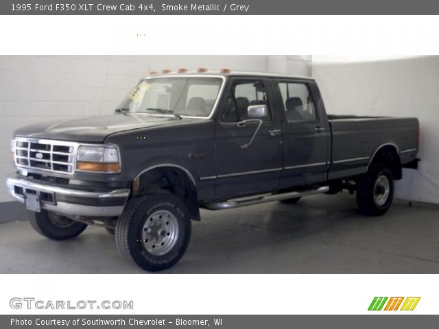 1995 Ford F350 XLT Crew Cab 4x4 in Smoke Metallic