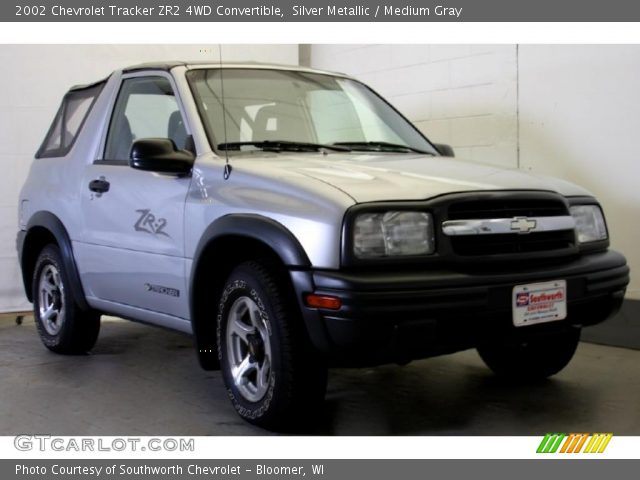 2002 Chevrolet Tracker ZR2 4WD Convertible in Silver Metallic