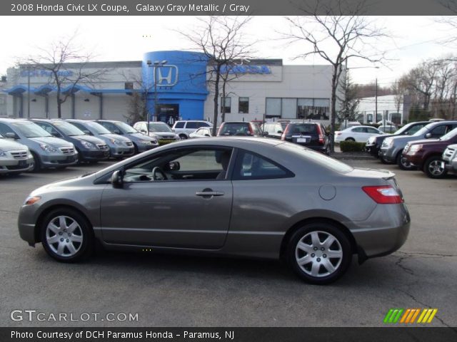 2008 Honda Civic LX Coupe in Galaxy Gray Metallic