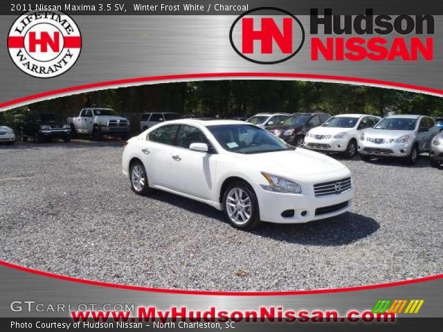 2011 Nissan Maxima 3.5 SV in Winter Frost White