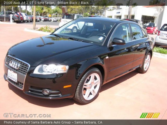 2008 Audi A4 2.0T S-Line Sedan in Brilliant Black