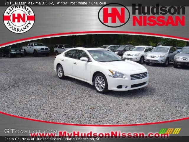 2011 Nissan Maxima 3.5 SV in Winter Frost White
